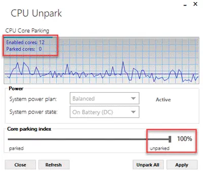 Function of Parking Cores